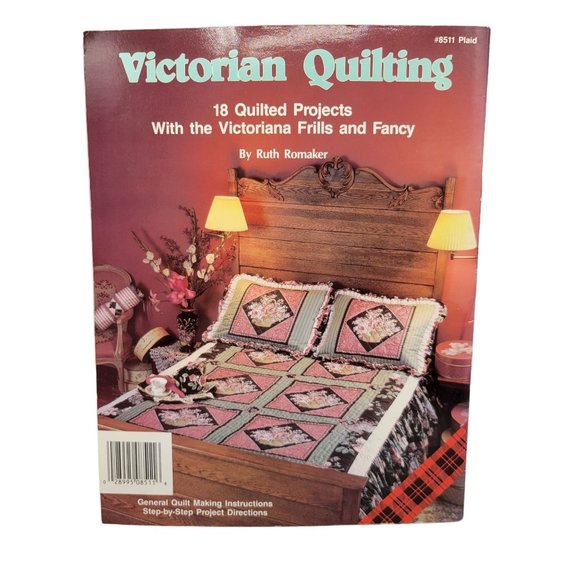 Victorian Quilting Quilt Pattern Book 18 Quilt Projects by Ruth Romaker - Picture 8 of 8